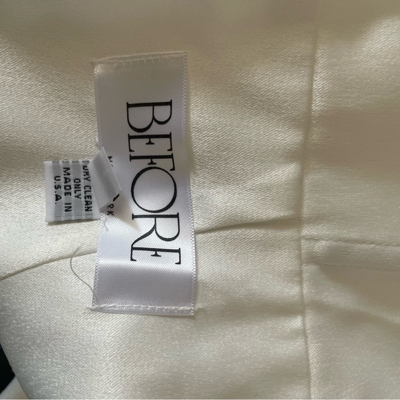 Before by Sarah Seven White Mini Wedding Dress - Picture 4 of 4